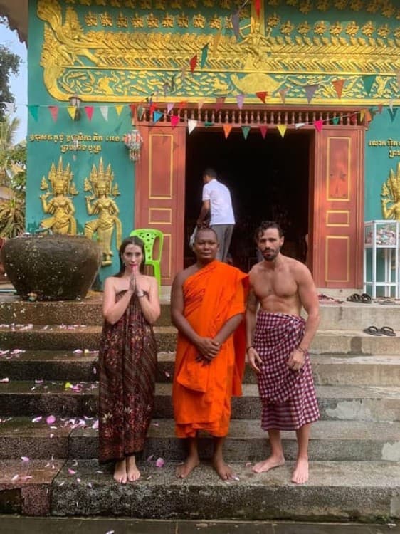 Siem Reap Cambodian Buddhist Water Blessing and Local Market | ®ExcursionMania