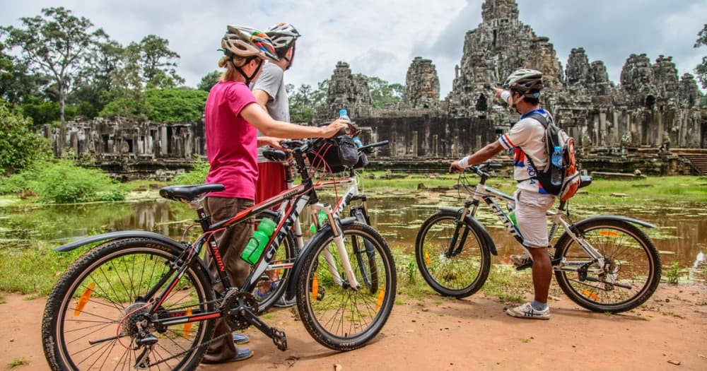 Angkor Bike tour & Gondola Sunset Boat | ®ExcursionMania