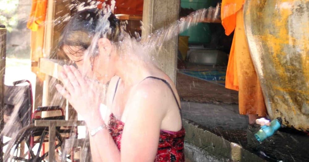 Siem Reap Cambodian Buddhist Water Blessing and Local Market | ®ExcursionMania