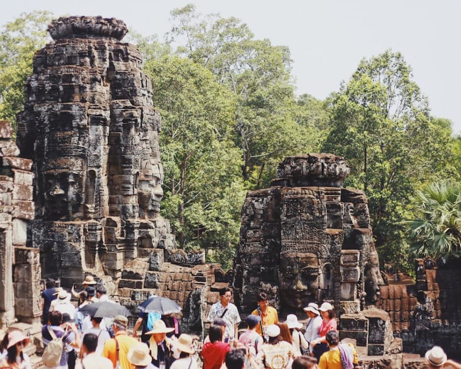 Siem Reap Cambodian Buddhist Water Blessing and Local Market | ®ExcursionMania