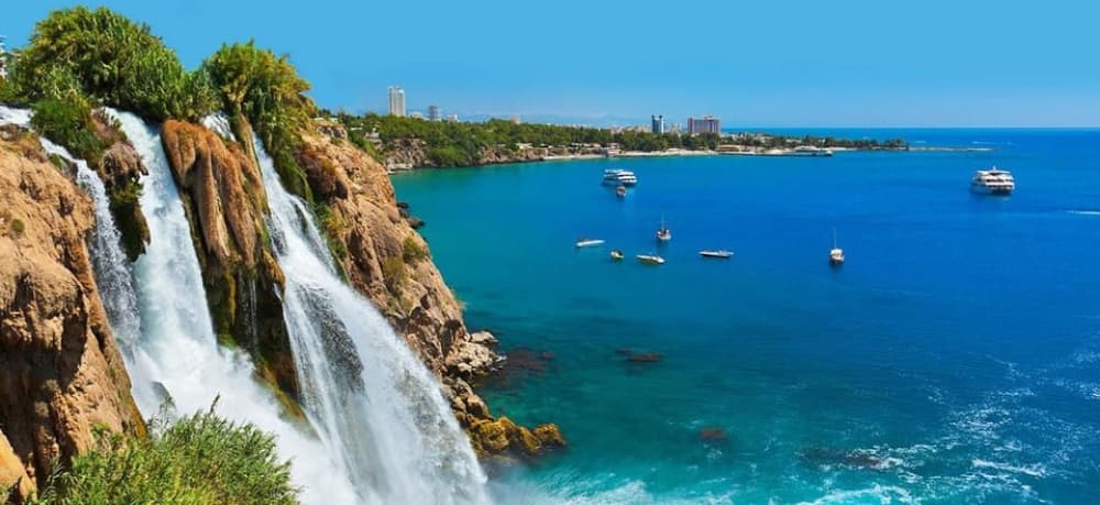 Antalya: Waterfalls & Beach  Boat Trip w/ Lunch & Soft Drinks | ®ExcursionMania