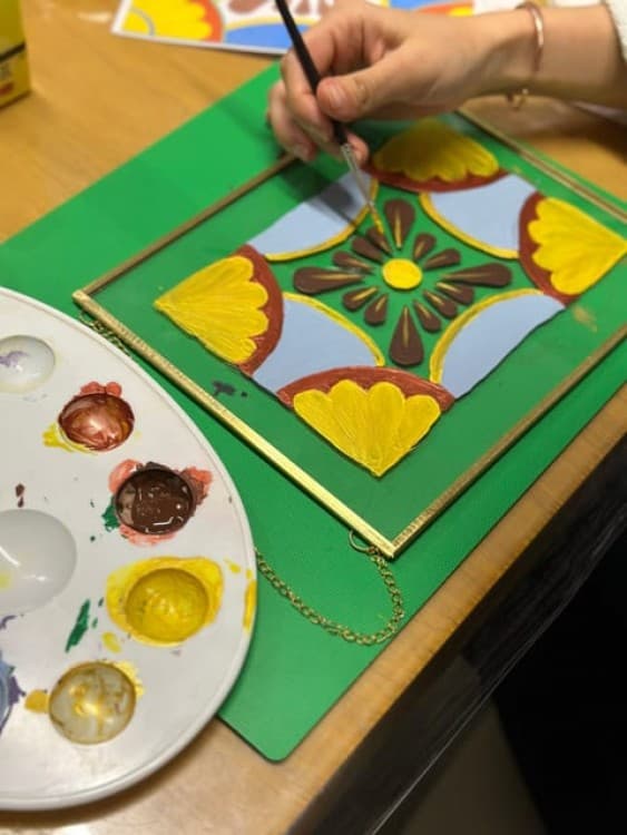 Antalya: Brass Frame Glass Acrylic Painting Workshop | ®ExcursionMania
