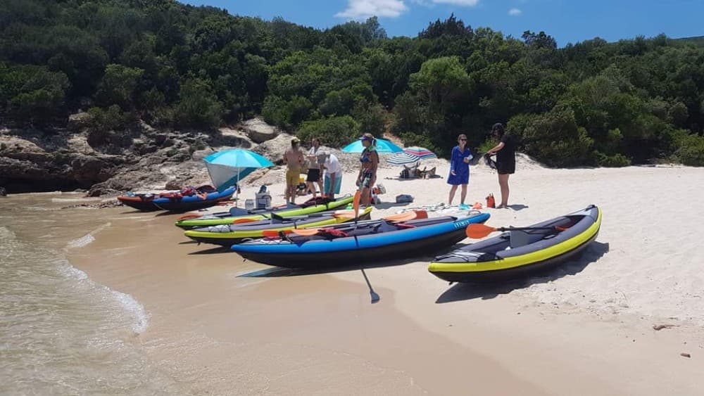 Lisbon: Full-Day Arrabida Kayak Tour with Picnic | ®ExcursionMania
