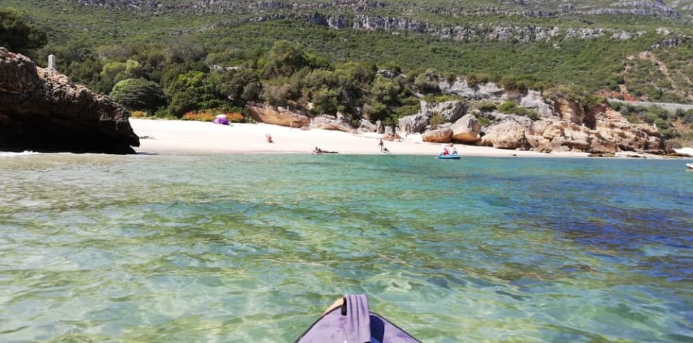 Lisbon: Full-Day Arrabida Kayak Tour with Picnic | ®ExcursionMania