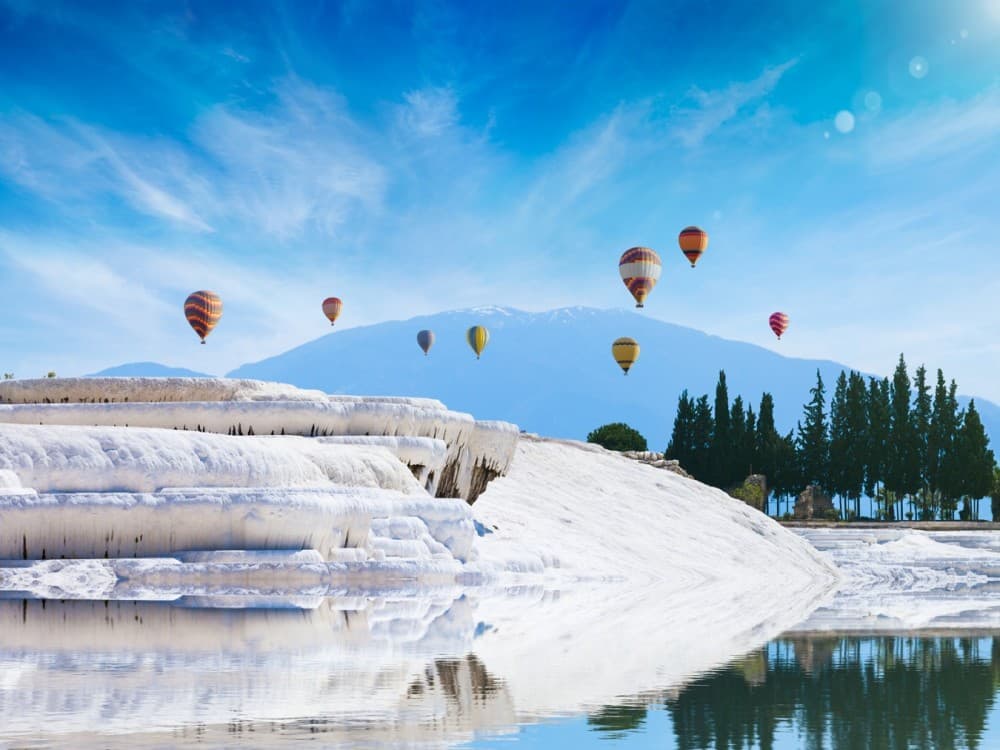 Icmeler Pamukkale Tour With Hot Air Balloon Flight | ®ExcursionMania