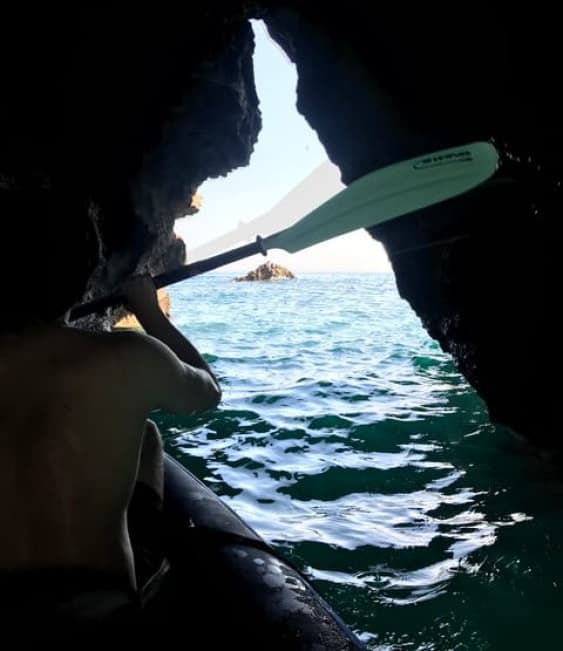 From Lisbon: Arrábida Natural Park Kayak Tour with Lunch | ®ExcursionMania