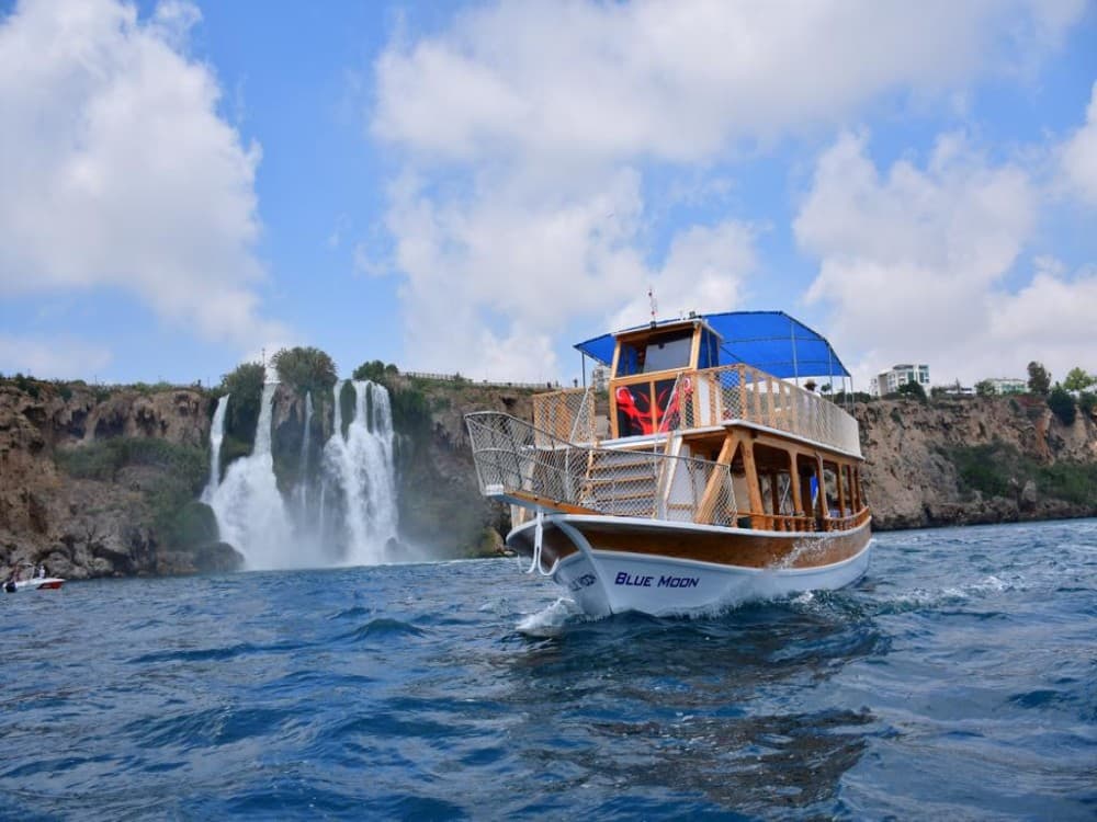 From Antalya: Waterfall Boat Trip with Lunch | ®ExcursionMania
