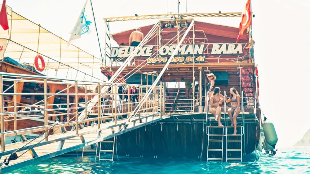 Antalya Suluada Island Boat Trip with Hotel Pickup & Lunch | ®ExcursionMania