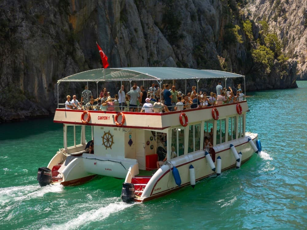 Antalya Green Canyon Boat Tour W/ Lunch & Drinks | ®ExcursionMania