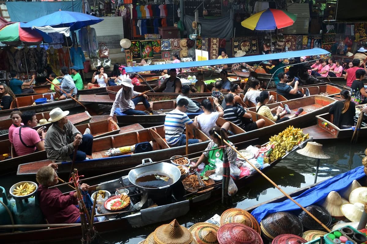 Ayutthaya Famous Landmarks Tour with Floating Market and ATV Ride | ®ExcursionMania