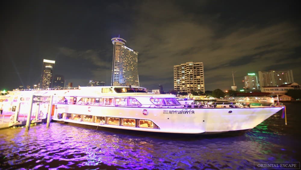 Grand Pearl Luxury Dinner Cruise at Bangkok Admission TicketSHA Plus | ®ExcursionMania