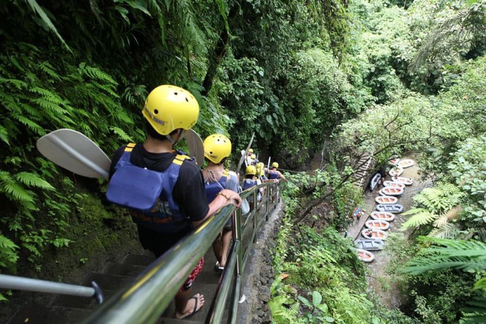 Ubud White Water Rafting, Rice Terrace and Jungle Swing | ®ExcursionMania