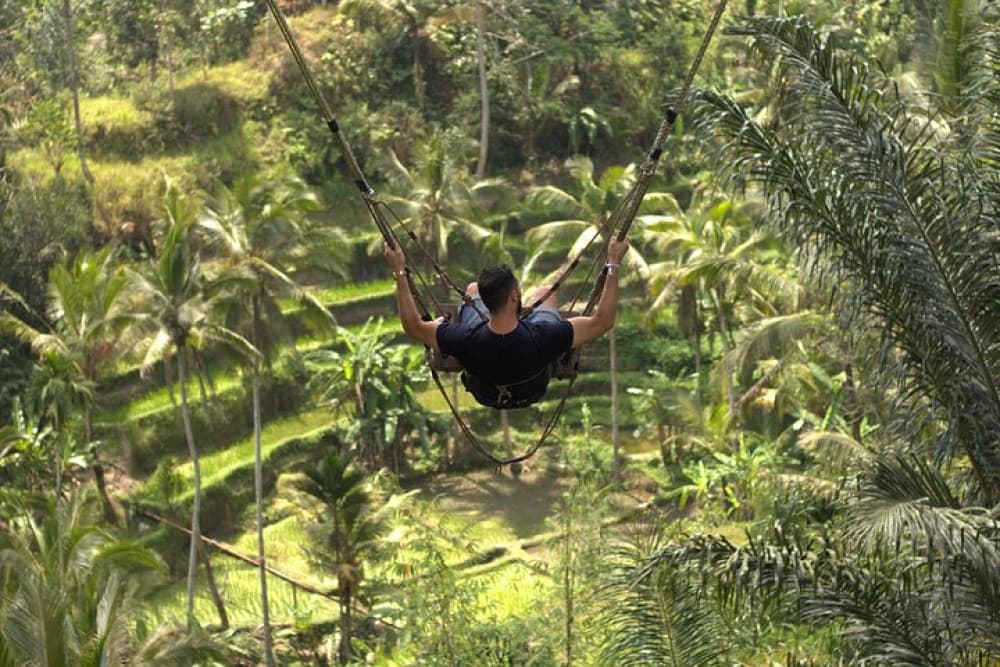 Ubud White Water Rafting, Rice Terrace and Jungle Swing | ®ExcursionMania