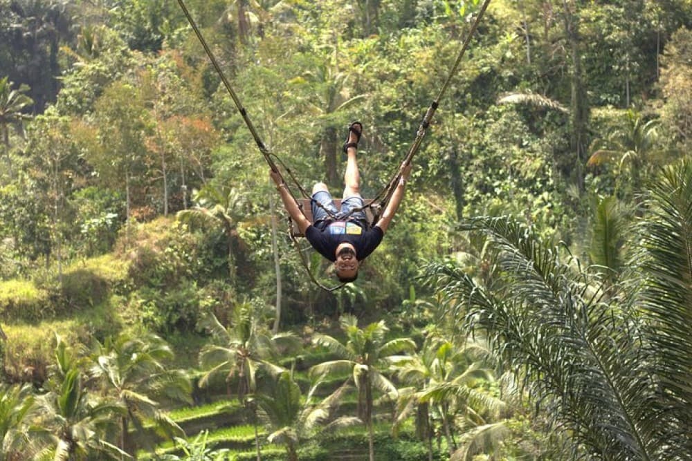 Ubud White Water Rafting, Rice Terrace and Jungle Swing | ®ExcursionMania