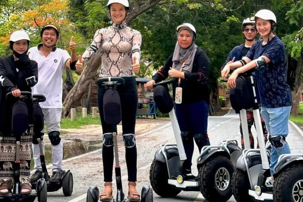 Full Day Ayutthaya Temples Tour with Segway, ATV and Sunset Boat | ®ExcursionMania