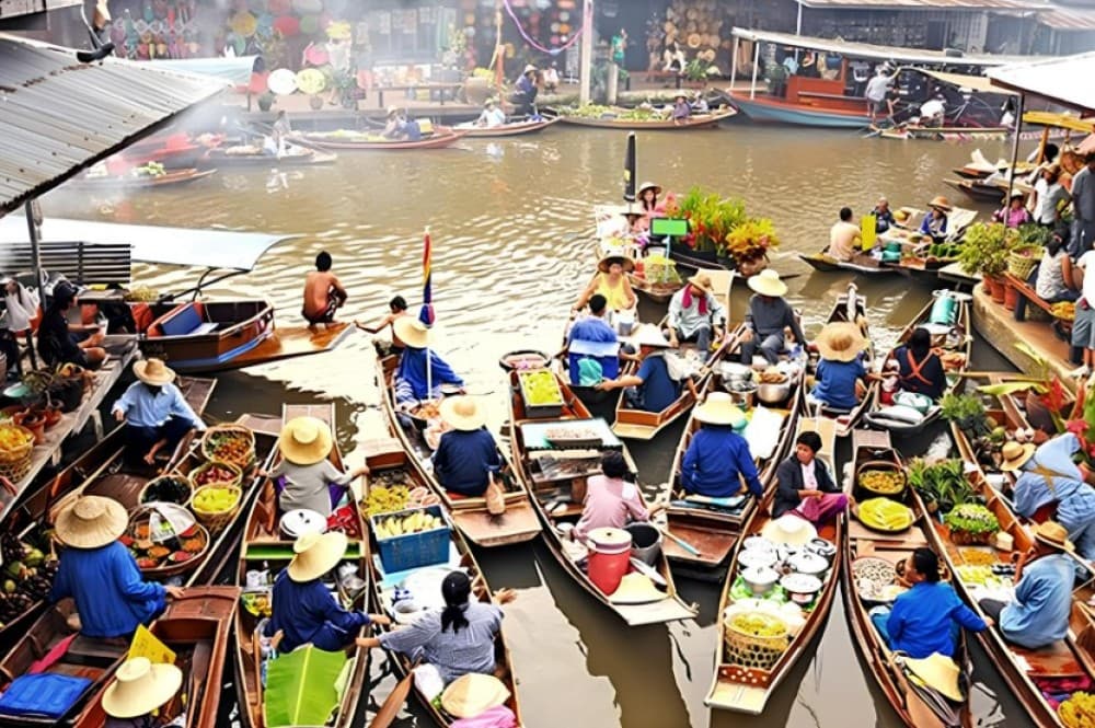 Khlong Lat Mayom & Taling Chan Local Floating Markets Tour SHA Plus | ®ExcursionMania