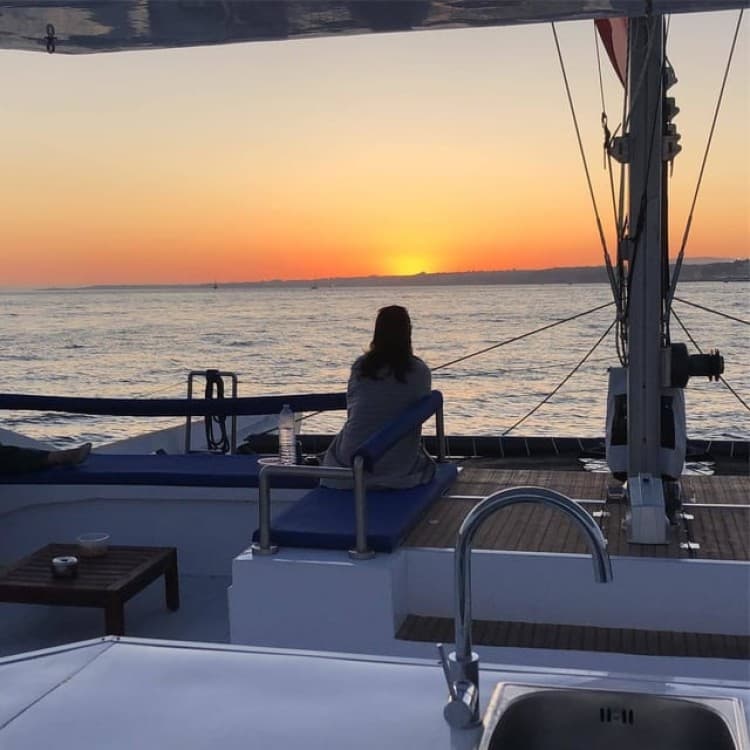 Lisbon: Private Catamaran Charter for up to 18-People | ®ExcursionMania