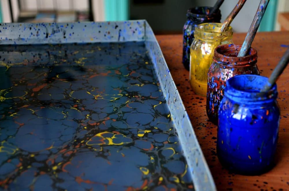 Istanbul: Marbling Art Workshop with Turkish Tea & Delights | ®ExcursionMania