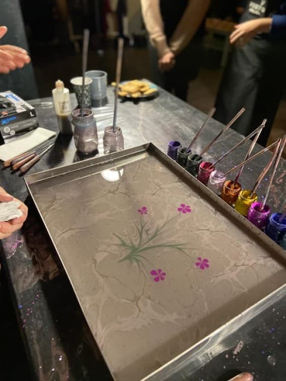Istanbul: Turkish Marbling Paper Ebru Art Workshop | ®ExcursionMania