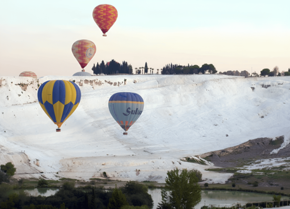 Turunc Pamukkale Tour With Hot Air Balloon Flight | ®ExcursionMania