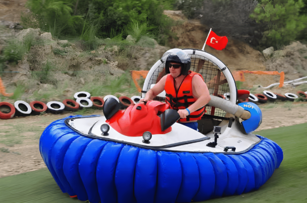 From Side: Hovercraft Safari on Water and Land | ®ExcursionMania