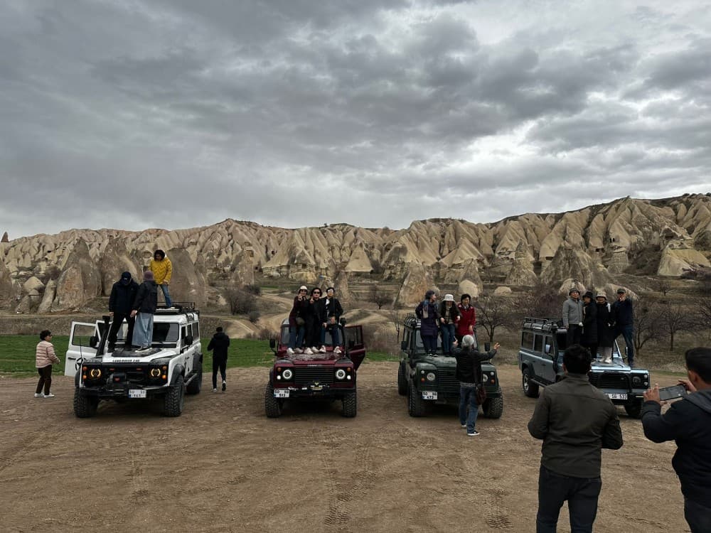 Cappadocia: Cappadocia Combo Experience: Jeep, Quad, and Shooting with Camel | ®ExcursionMania