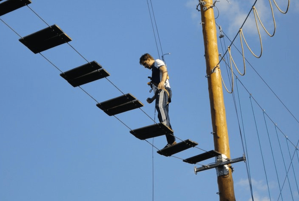 Half-Day Low-Ropes and High-Rope Challenge Course in Prague | ®ExcursionMania