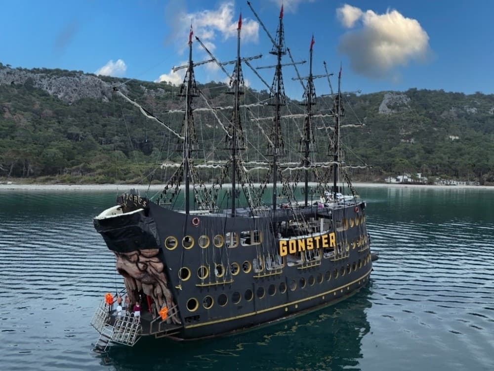 Antalya: From Antalya: Gonster All Inclusive Pirate Boat Trip W/Hotel Transfers | ®ExcursionMania