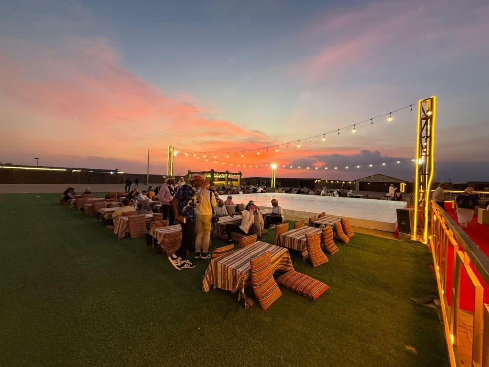 Abu Dhabi Desert Safari With Camel Ride BBQ Dinner & Live Shows | ®ExcursionMania