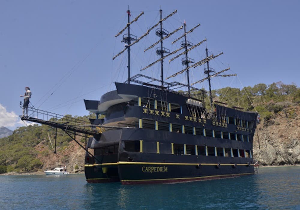 Red Dragon Pirate Boat From Antalya: Secret Bays & Coastal Gems | ®ExcursionMania