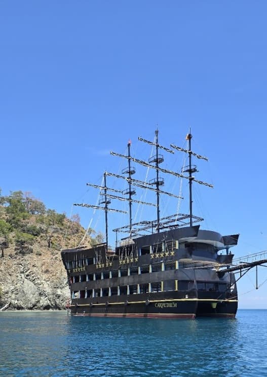 Antalya: Red Dragon Pirate Boat From Antalya: Secret Bays & Coastal Gems | ®ExcursionMania