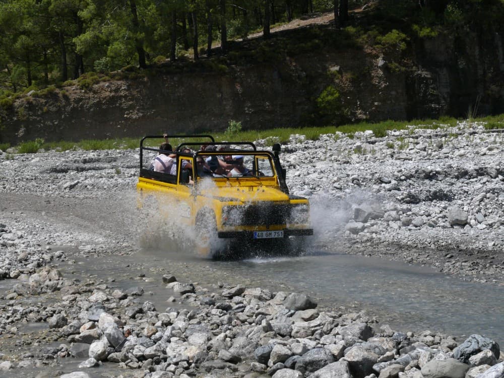 Marmaris Jeep Safari Tour With Waterfall & Water Fights | ®ExcursionMania