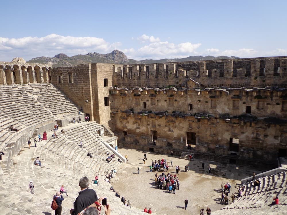 From Alanya: Side Aspendos & Manavgat Waterfall Tour | ®ExcursionMania
