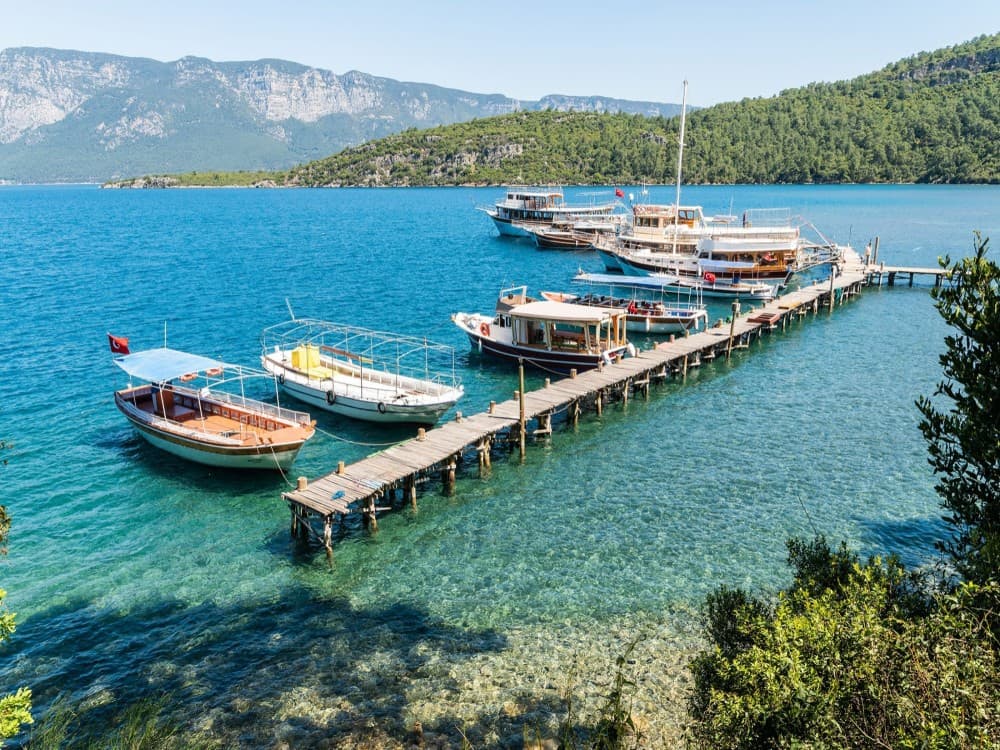 Marmaris: Cleopatra Island Boat Cruise with Lunch and Transfer | ®ExcursionMania