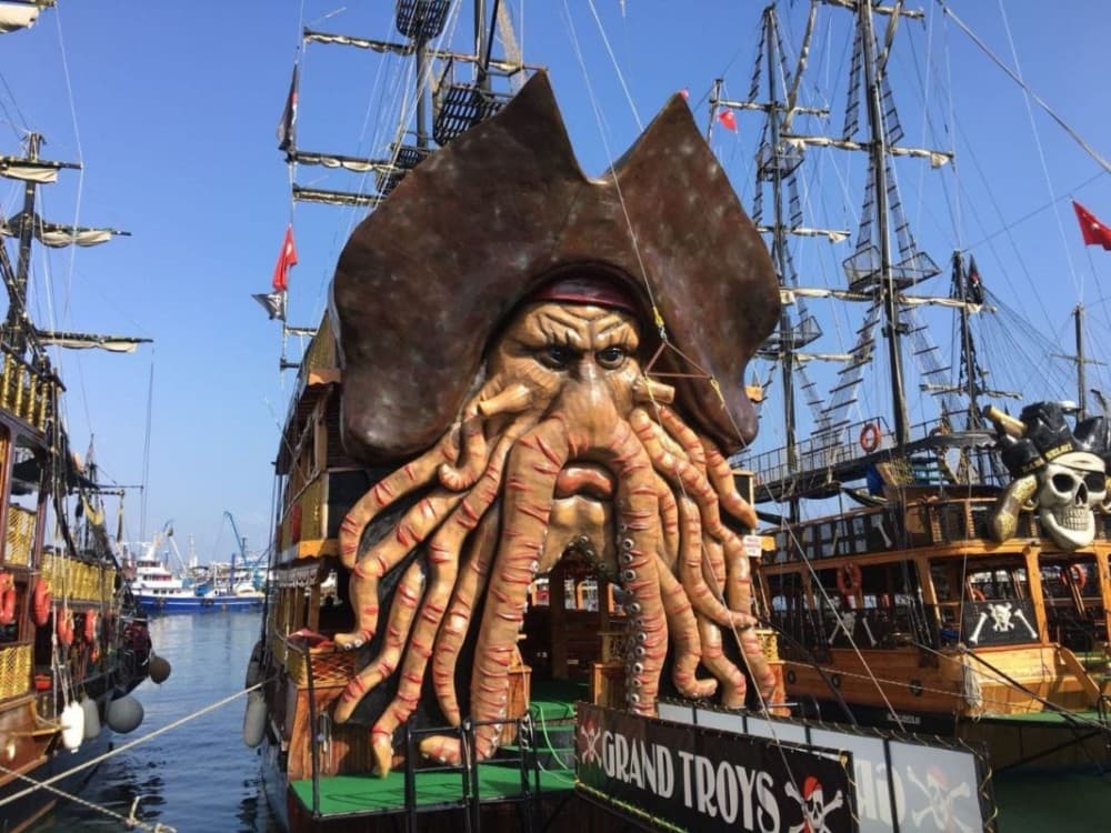 All Inclusive Alanya Pirate Boat Trip With Hotel Transfer | ®ExcursionMania
