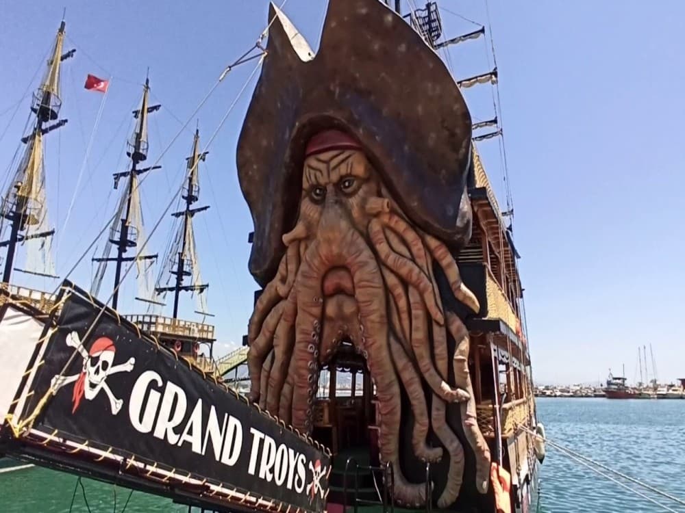 All Inclusive Alanya Pirate Boat Trip With Hotel Transfer | ®ExcursionMania