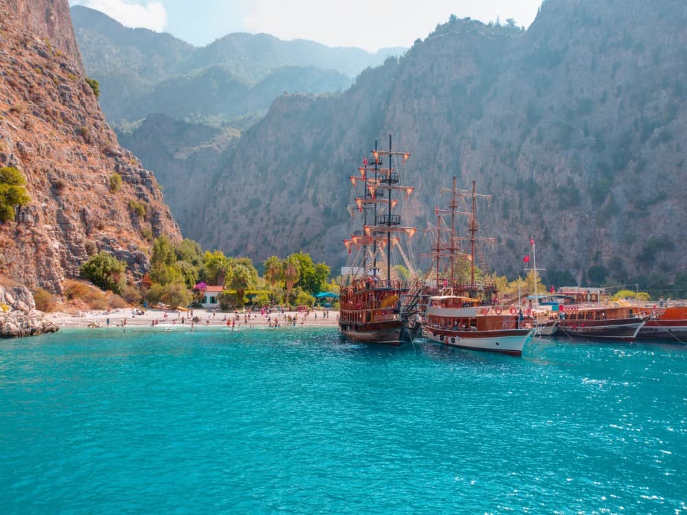 Fethiye: Butterfly Valley Boat Trip with Optional Pickup | ®ExcursionMania