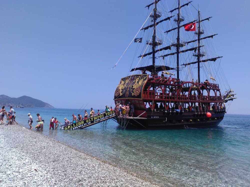 From Kemer: Pirate Boat Tour w/Hotel Transfer | ®ExcursionMania