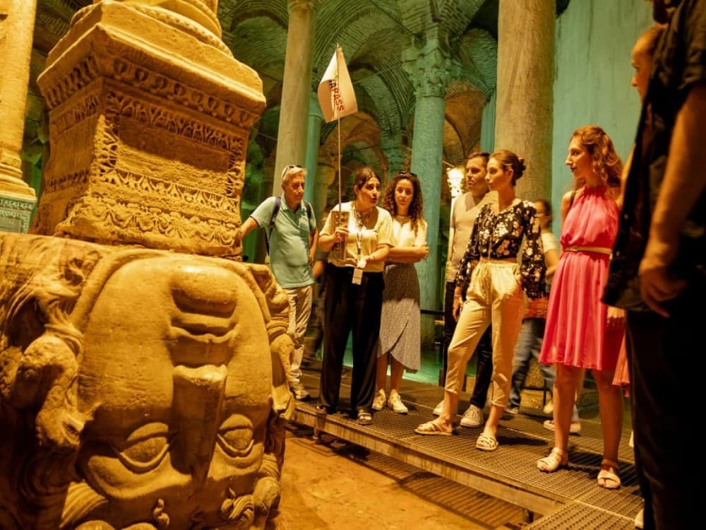 Skip the Line: Discover Istanbuls Basilica Cistern with a Guide | ®ExcursionMania