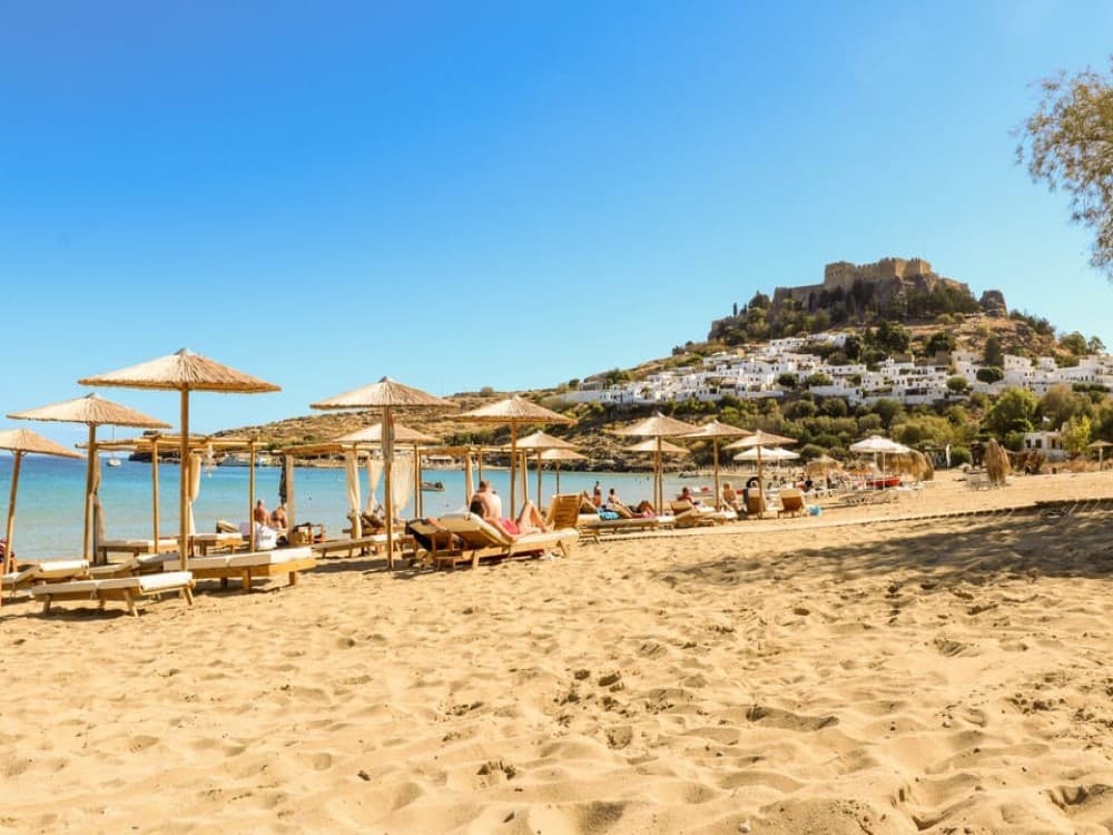 From Rhodes: Lindos Round-Trip Bus Transfer with Free Time | ®ExcursionMania