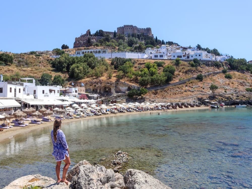 From Rhodes: Lindos Round-Trip Bus Transfer with Free Time | ®ExcursionMania