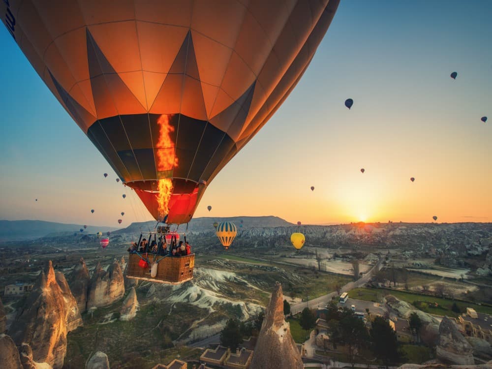 Cappadocia: Cappadocia: Goreme Sunrise Hot Air Balloon Ride w/ Breakfast | ®ExcursionMania