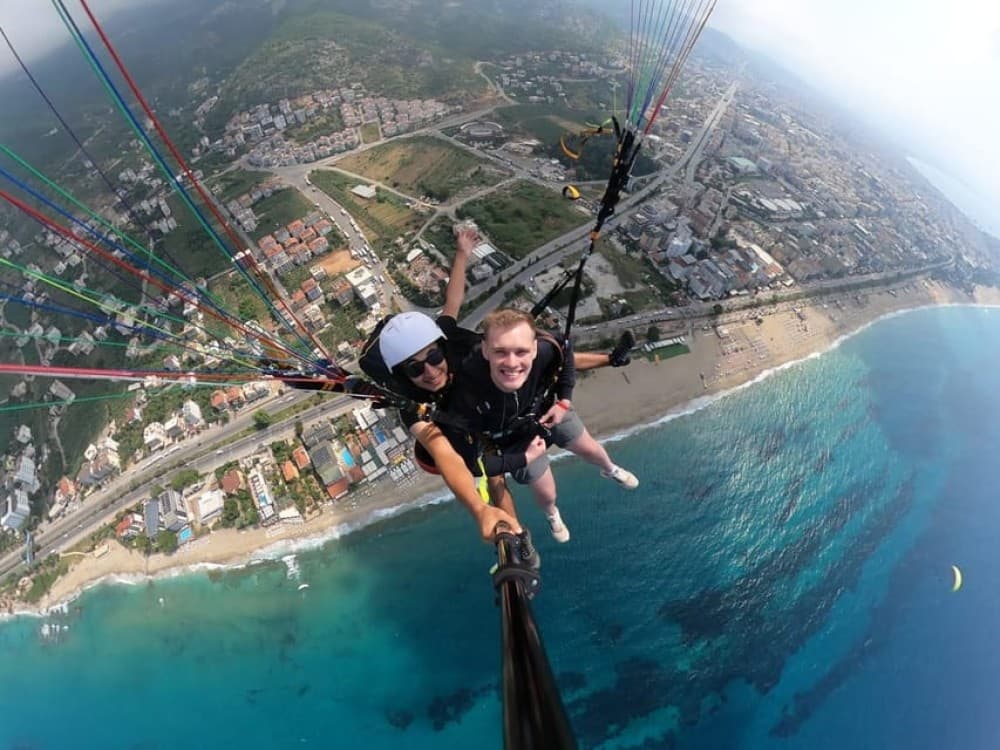 Alanya: Tandem Paragliding Flight to Cleopatra Beach | ®ExcursionMania