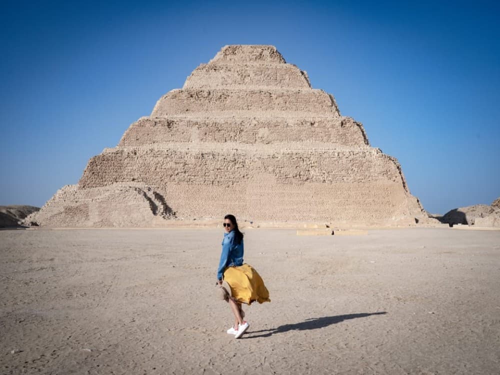 From Cairo: Pyramids of Giza, Sphinx, Saqqara & Memphis Tour | ®ExcursionMania