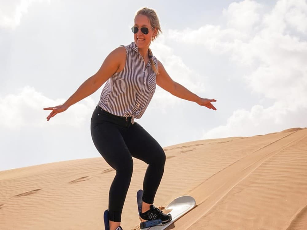 Doha: Safari Camel Ride Sandboarding and Inland Sea Tour | ®ExcursionMania