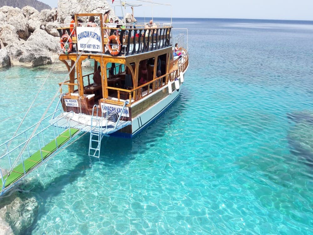 City of Side: Turkish Maldives Suluada Boat Tour w/ Lunch | ®ExcursionMania