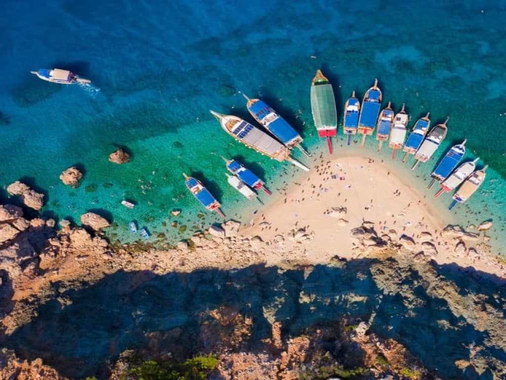 City of Side: Turkish Maldives Suluada Boat Tour w/ Lunch | ®ExcursionMania