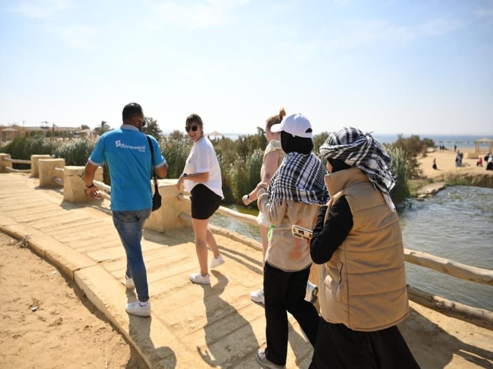 From Cairo: Desert Safari Camel Ride Magic Lake & Lunch | ®ExcursionMania