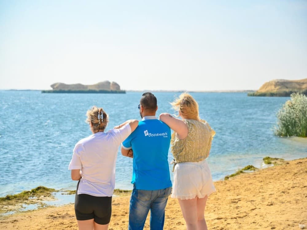 From Cairo: Desert Safari Camel Ride Magic Lake & Lunch | ®ExcursionMania