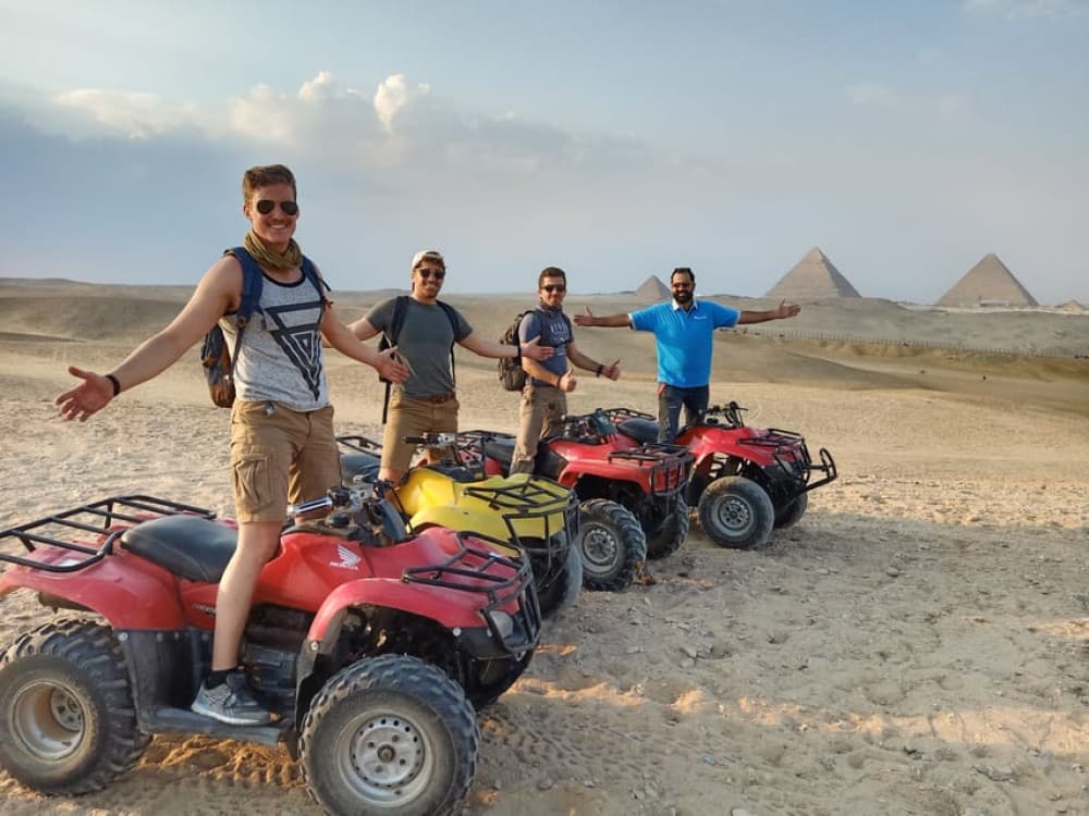 Cairo: Pyramids Quad Bike Adventure & Optional Camel Ride | ®ExcursionMania